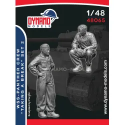 Dynamo Models 48065 1/48 Wss Panther Crew Taking A Break 3d Printed Resin Kit