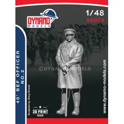 Dynamo Models 48074 1/48 1940s Bef British Officer 3d Printed Printed Kit