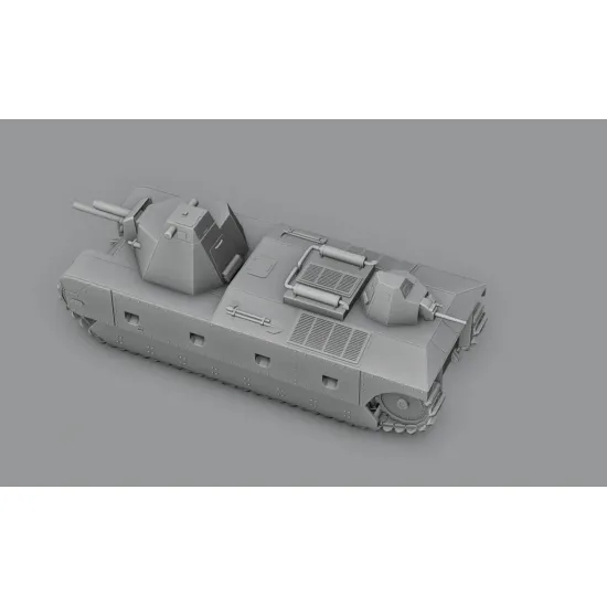 Vk Production R3d-35002 1/35 Fcm F4 Var D 3d Printed Resin Kit