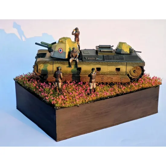 Vk Production R3d-35002 1/35 Fcm F4 Var D 3d Printed Resin Kit