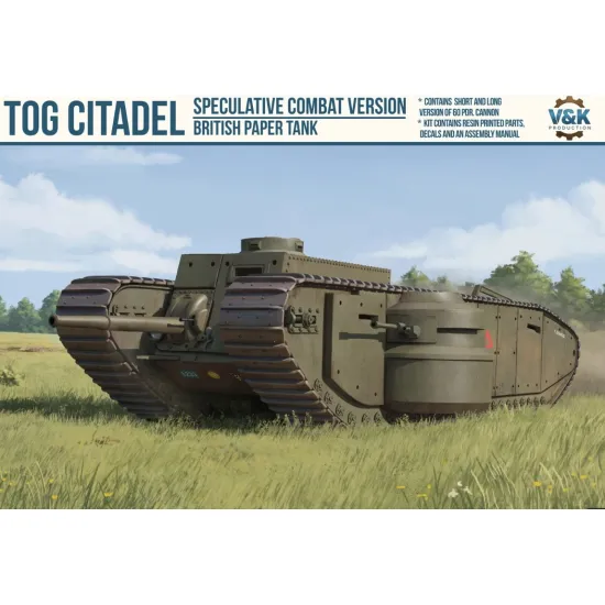 Vk Production R3d-35004 1/35 Tog Citadel 3d Printed Resin Kit