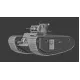 Vk Production R3d-35005 1/35 Tog I A12 Turret Without Metal Barrel 3d Printed Resin Kit