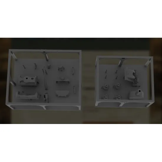 Vk Production R3d-35005 1/35 Tog I A12 Turret Without Metal Barrel 3d Printed Resin Kit