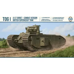 Vk Production R3d-35005 1/35 Tog I A12 Turret Without Metal Barrel 3d Printed Resin Kit