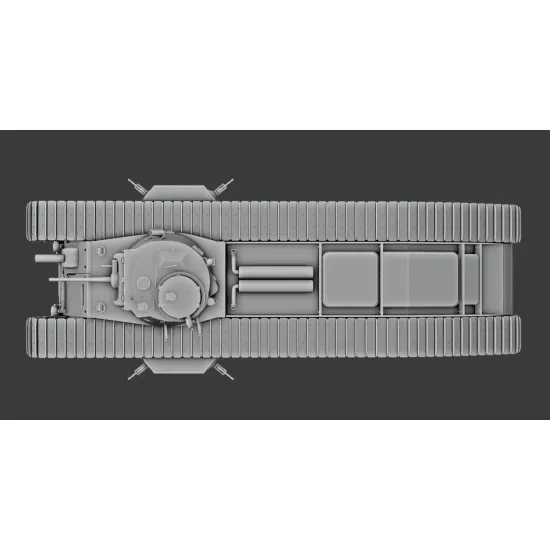 Vk Production R3d-35005-m 1/35 Tog I A12 Turret With Metal Barrel 3d Printed Resin Kit