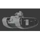 Vk Production R3d-35006 1/35 Tog I Apx-1 Turret Without Metal Barrel 3d Printed Resin Kit