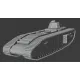 Vk Production R3d-35006 1/35 Tog I Apx-1 Turret Without Metal Barrel 3d Printed Resin Kit