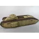 Vk Production R3d-35006-m 1/35 Tog I Apx-1 Turret With Metal Barrel 3d Printed Resin Kit