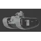 Vk Production R3d-35006-m 1/35 Tog I Apx-1 Turret With Metal Barrel 3d Printed Resin Kit