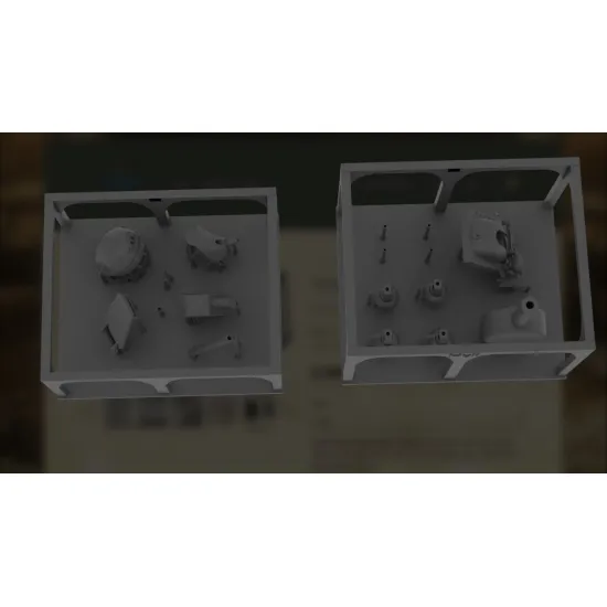 Vk Production R3d-35006-m 1/35 Tog I Apx-1 Turret With Metal Barrel 3d Printed Resin Kit