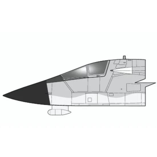 Cat4-r48122 1/48 F-111b Nose Section Prototypes 151970-74 For Hb