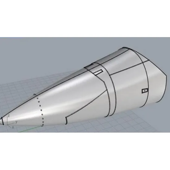 Cat4-r48123 1/48 F-111b Nose Section Pre-production 152714/15 For Hb