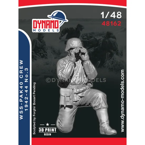 Dynamo Models 48162 1/48 Wss Pak40 Crew 1942-44 3d Printed Resin Kit