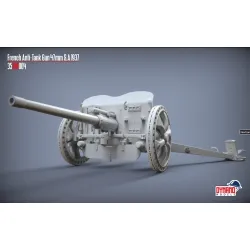 Dynamo Models 72dm003 1/72 French Anti-tank Gun 47mm S.a 37 Standard Version