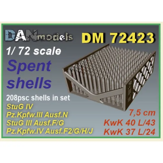 Dan Models 72423 1/72 3d Printed Shells 7/5cm Stug Iv Pz Kpfw Iii Ausfn Stug Iii Ausff/G Pz Kpfw Iv Ausff2/G/H/J 208psc
