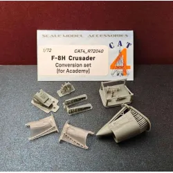 Cat4-r72040 1/72 F-8h Crusader Conversion Set For Academy