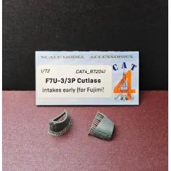 Cat4-r72041 1/72 F7u-3/3p Cutlass Intakes Early For Fujimi