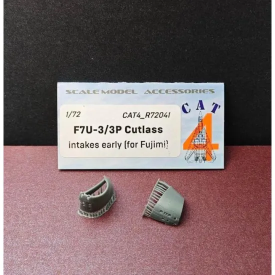 Cat4-r72041 1/72 F7u-3/3p Cutlass Intakes Early For Fujimi