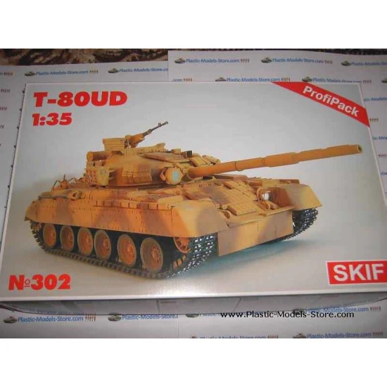 T-80UD Soviet tank Bereza MBT T-80 mod PROFI PACK 1/35 SKIF 302
