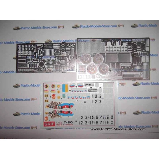 T-80UD Soviet tank Bereza MBT T-80 mod PROFI PACK 1/35 SKIF 302