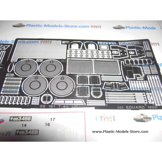 T-80UD Soviet tank Bereza MBT T-80 mod PROFI PACK 1/35 SKIF 302