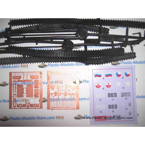 Light Soviet rocket complex Strela-10SV prototype 1/35 SKIF 216