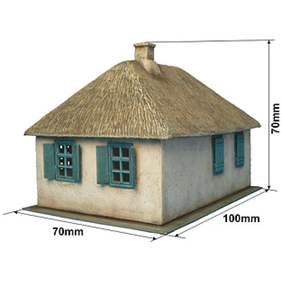 EAST EUROPEAN VILLAGE HOUSE 1/72 Miniart 72016