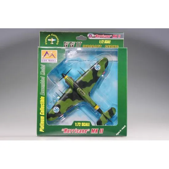 Fighter Hurricane (Hurricane) MK11 1942 1/72 BUILT MODELS EASY MODEL EM37243