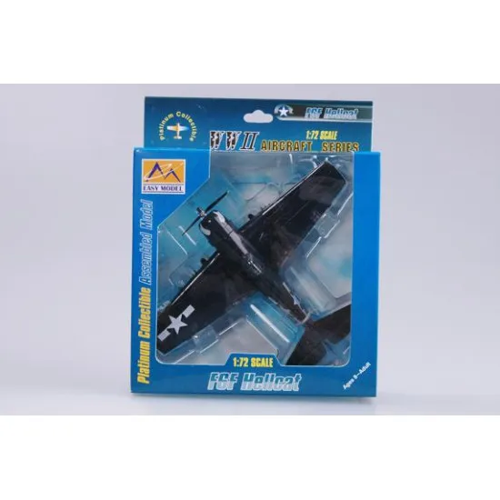 Collectible model aircraft F6F-5 Hellcat VF-27 USS Princeton 1944 1/72 BUILT MODELS EASY MODEL EM37297
