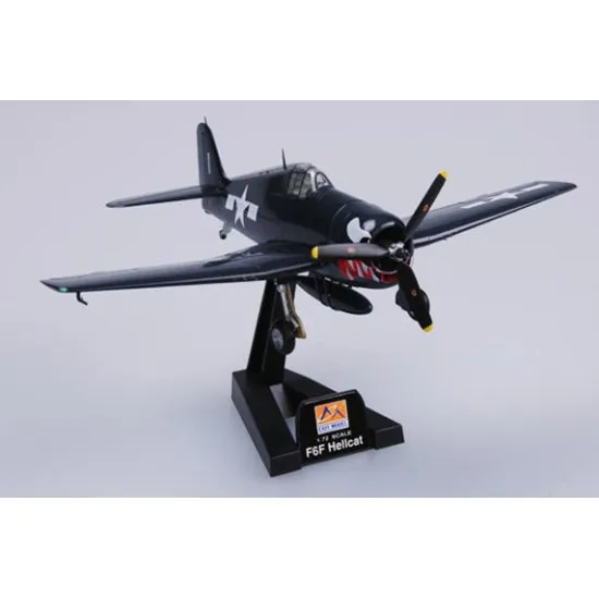 Collectible model aircraft F6F-5 Hellcat VF-27 USS Princeton 1944 1/72 BUILT MODELS EASY MODEL EM37297