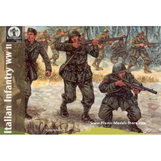 Italian Infantry WWII 48 fig. 1/72 Waterloo 1815 AP007
