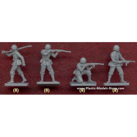 Italian Infantry WWII 48 fig. 1/72 Waterloo 1815 AP007