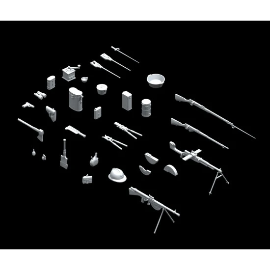 WWI French infantry weapon and equipment 1/35 ICM 35681