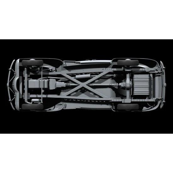 Admiral Saloon, WWII German passenger car 1/24 ICM 24023