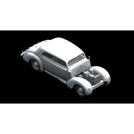 Admiral Saloon, WWII German passenger car 1/24 ICM 24023