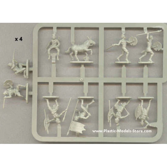 Dervish Infantry and mules 1/72 Waterloo 1815 AP011