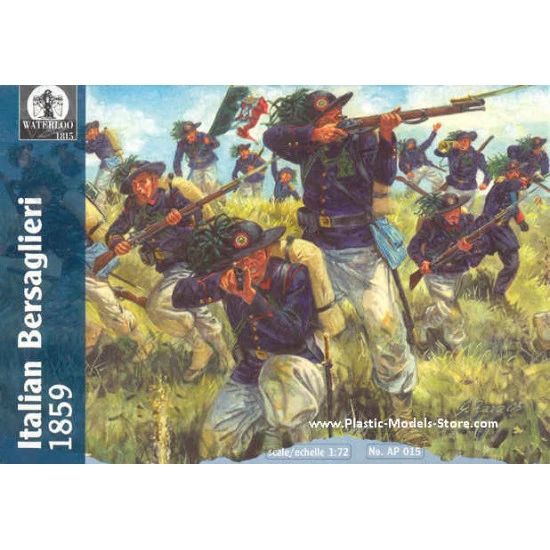Italian Bersaglieri 1859 48 fig. 1/72 Waterloo 1815 AP015