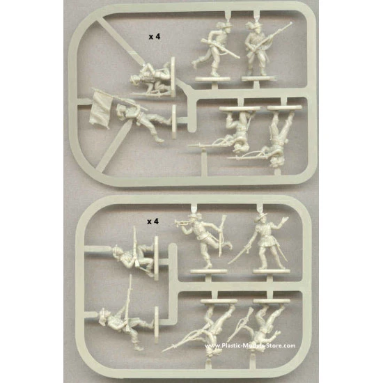 Italian Bersaglieri 1859 48 fig. 1/72 Waterloo 1815 AP015