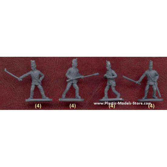 Austrian Artillery with guns 1859 1/72 Waterloo 1815 AP018