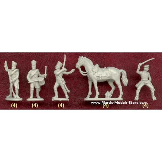 Prussian Infantry + horses 1815 1/72 Waterloo 1815 AP020