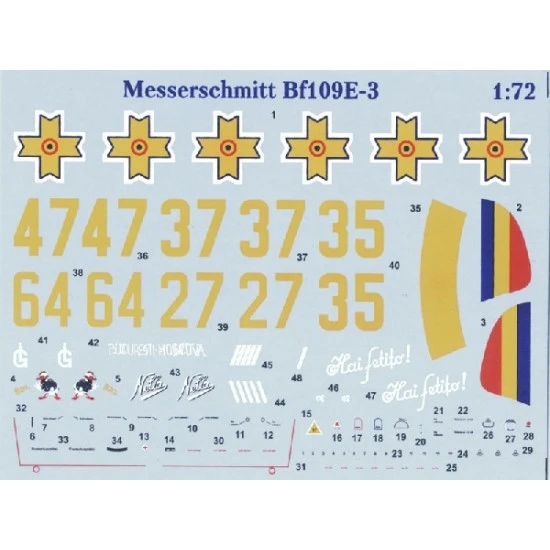 MESSERSCHMITT BF-109E 1/72 PARC MODELS PARC7205