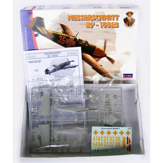 MESSERSCHMITT BF-109E 1/72 PARC MODELS PARC7205