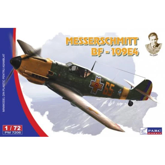 MESSERSCHMITT BF-109E-4 1/72 PARC MODELS PARC7206