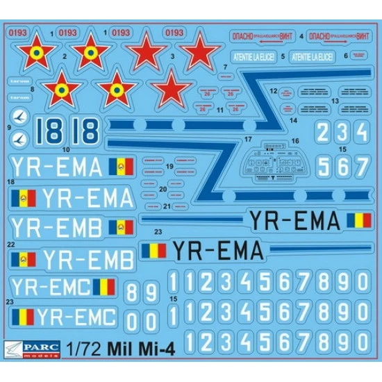 HELICOPTER Mi-4 Hound 1/72 PARC MODELS PARC7207