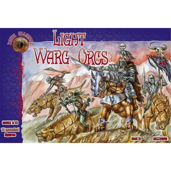 Light Warg Orcs 1/72 ALLIANCE 72009