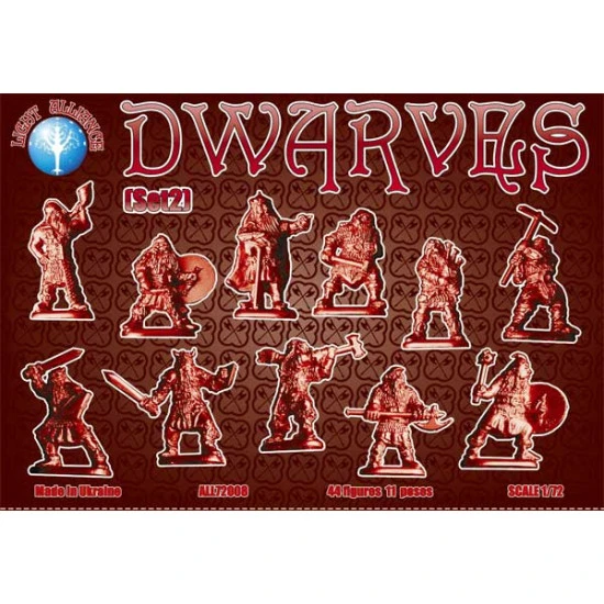 Dwarves figures, set 2 1/72 ALLIANCE 72008