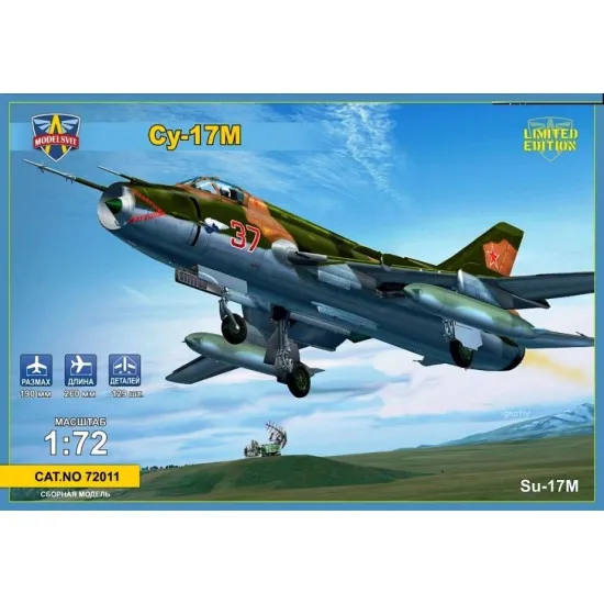 Sukhoi Su-17M Soviet fighter-bomber Fitter 1/72 ModelSvit 72011
