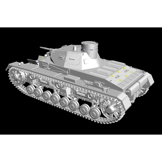 Kit Pz.Kpfw.III Ausf.B German medium tank 1/35 Miniart 35162