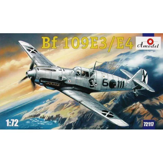 Messerschmitt Bf 109 E-3/E-4. Re-release 1/72 Amodel 72117