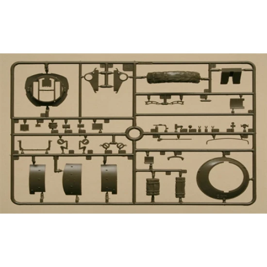 Bench model armored Steghaund T17E2 (Staghound AA) 1/35 Italeri 6463